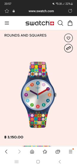 SWATCH ROUNDS AND SQUARES (SUON122) รูปที่ 15