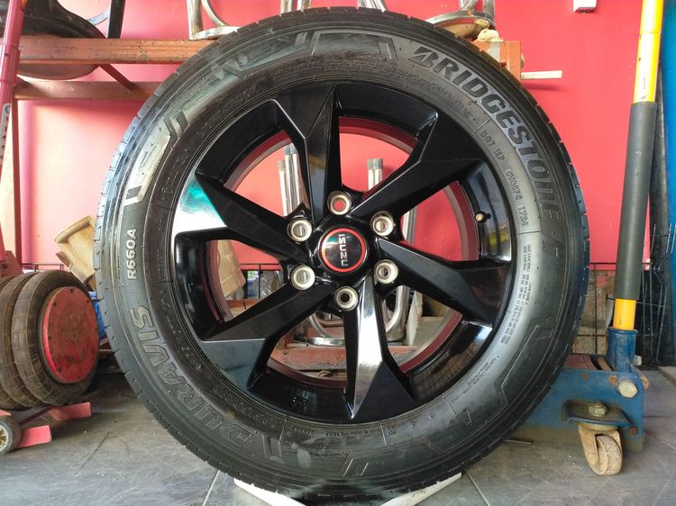 แม็กอีซูซุ ขอบ17 พร้อมยางบริสโตน 235 601 7 ปี24 ใส่ isuzu ตัวเตี้ยตั้งแต่ปี 20ขึ้นไป  ถึงปัจจุบัน รูปที่ 4