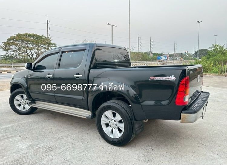 Toyota Hilux Vigo 2010 2.5 E Prerunner VN Turbo Pickup ดีเซล ไม่ติดแก๊ส เกียร์ธรรมดา ดำ รูปที่ 3