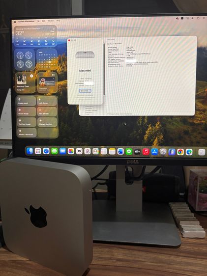 Mac Mini 2023 Apple M2 8-Core GPU 10-Core RAM 8GB SSD 512GB Full Box รูปที่ 4