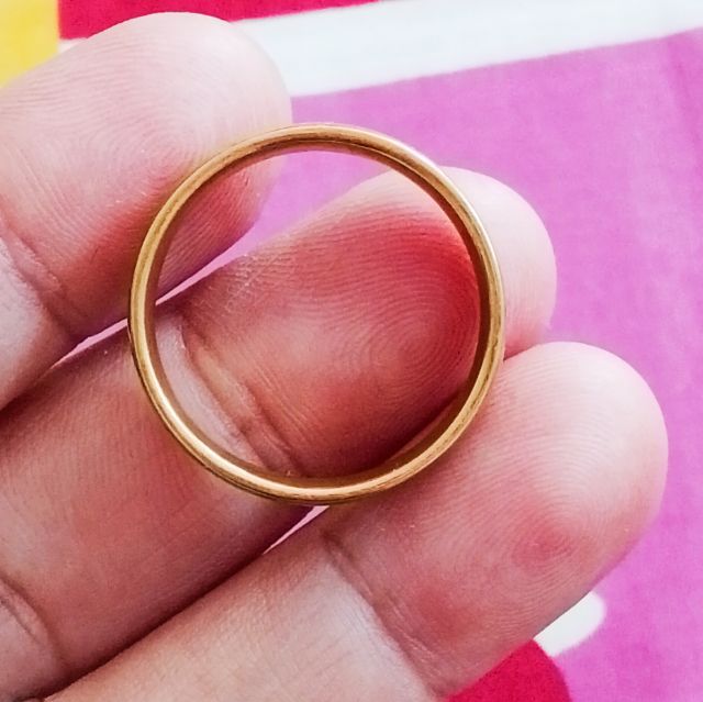 แหวนเงินผสมทองเหลือง รูปที่ 2