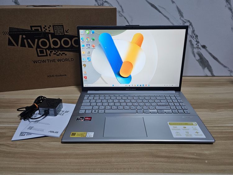 VivoBook 15 Ryzen5 7520u+ readeon Graphic+Ram16g+ssd512 เครื่องสวย ประกันยาวๆ  รูปที่ 10