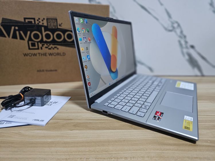 VivoBook 15 Ryzen5 7520u+ readeon Graphic+Ram16g+ssd512 เครื่องสวย ประกันยาวๆ  รูปที่ 5