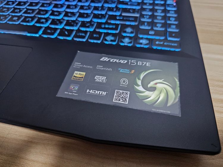 MSI Bravo Ryzen5 7535H Ram8ddr5 SSD512 15.6" FHD IPS 144Hz  รูปที่ 8
