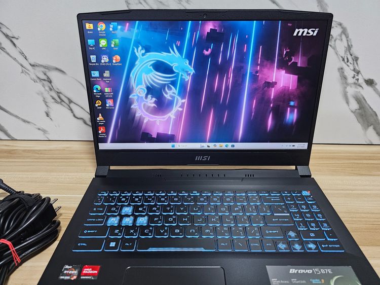 MSI Bravo Ryzen5 7535H Ram8ddr5 SSD512 15.6" FHD IPS 144Hz  รูปที่ 2
