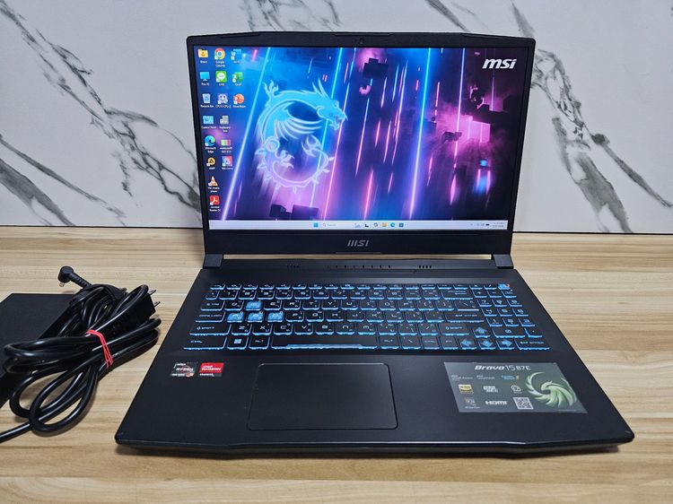 MSI Bravo Ryzen5 7535H Ram8ddr5 SSD512 15.6" FHD IPS 144Hz 