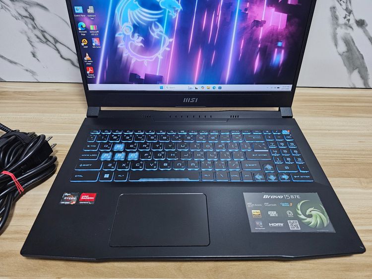 MSI Bravo Ryzen5 7535H Ram8ddr5 SSD512 15.6" FHD IPS 144Hz  รูปที่ 3