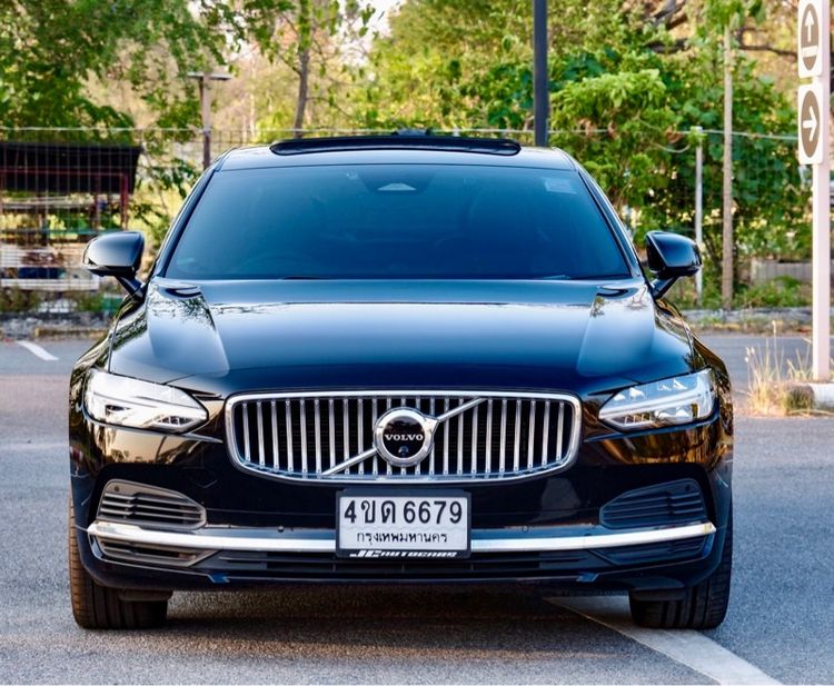 Volvo S90 2023 Recharge Ultimate Bright T8 4WD Sedan ปลั๊กอินไฮบริด (PHEV) ไม่ติดแก๊ส เกียร์อัตโนมัติ ดำ รูปที่ 2