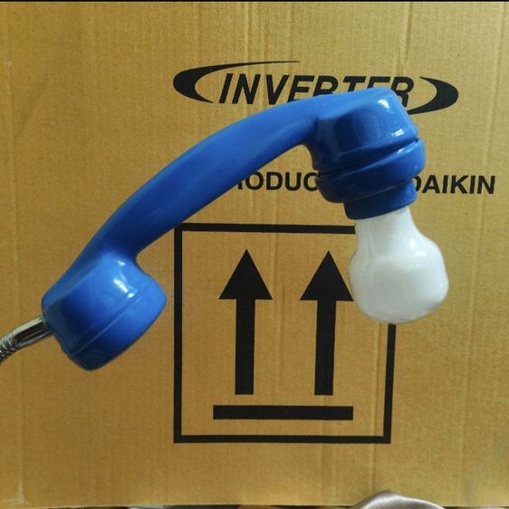 โคมไฟ ตั้งโต๊ะ โคมไฟวินเทจ โคมไฟโทรศัพท์ Handmade หลอดเกลียว เปลี่ยนหลอดเองได้ งานสวย สีสวยคลาสสิค รูปที่ 3