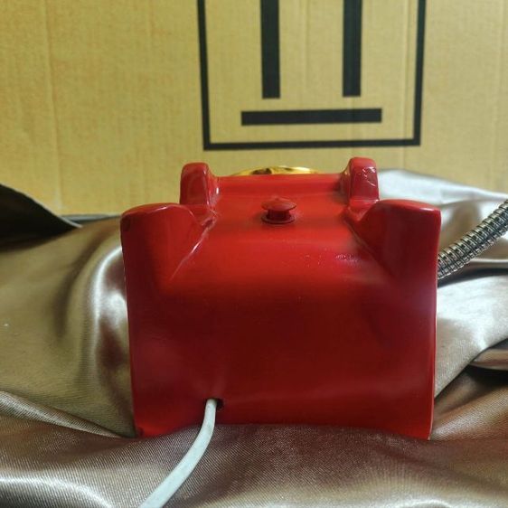 โคมไฟ ตั้งโต๊ะ โคมไฟวินเทจ โคมไฟโทรศัพท์ Handmade หลอดเกลียว เปลี่ยนหลอดเองได้ งานสวย สีสวยคลาสสิค รูปที่ 5