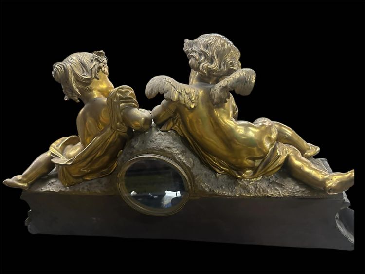 นาฬิกาเก่าคลาสสิค ขนาดใหญ่มากๆสภาพสวย ฐาน33นิ้ว  85เซน แบ่งที่ 99000  รูปที่ 2