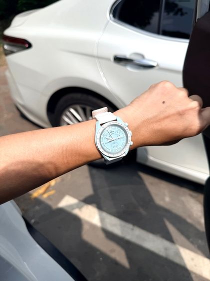 นาฬิกา Omega x swatch Watch MOONSWATCH "Mission To Pluto “quartz” สินค้า สภาพสะสม 