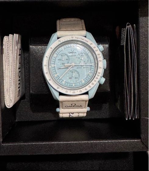 นาฬิกา Omega x swatch Watch MOONSWATCH "Mission To Pluto “quartz” สินค้า สภาพสะสม  รูปที่ 2