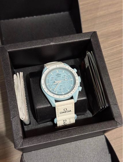 นาฬิกา Omega x swatch Watch MOONSWATCH "Mission To Pluto “quartz” สินค้า สภาพสะสม  รูปที่ 3