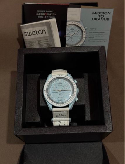 นาฬิกา Omega x swatch Watch MOONSWATCH "Mission To Pluto “quartz” สินค้า สภาพสะสม  รูปที่ 5