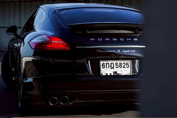 Porsche Panamera 2013 3.0 S E-Hybrid Utility-car ไฮบริด ไม่ติดแก๊ส เกียร์อัตโนมัติ ดำ รูปที่ 3