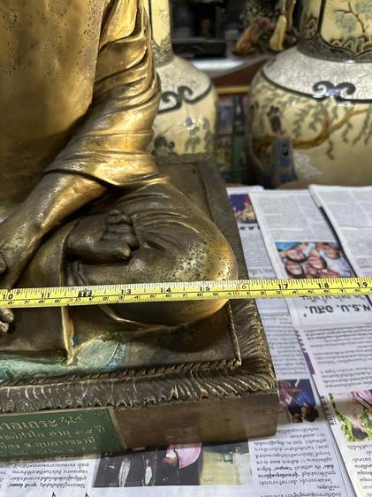  พระบูชาหน้าตัก16นิ้ว หลวงปู่บุญมีองค์ใหญ่มากๆ  หลวงปู่บุญมี โชติปาโล วัดสระประสานสุสภาพสวยเดิมๆสร้างน้อย รับปะกันแท้ กทม นัดรับได้เลยนะครับ รูปที่ 5