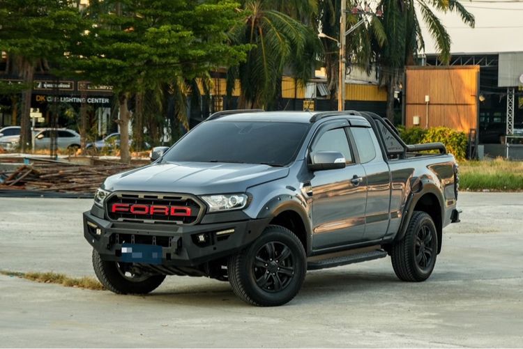 Ford Ranger 2021 2.2 Hi-Rider XLT Pickup ดีเซล ไม่ติดแก๊ส เกียร์อัตโนมัติ เทา