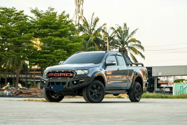 Ford Ranger 2021 2.2 Hi-Rider XLT Pickup ดีเซล ไม่ติดแก๊ส เกียร์อัตโนมัติ เทา รูปที่ 3