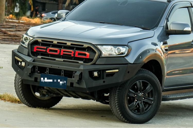 Ford Ranger 2021 2.2 Hi-Rider XLT Pickup ดีเซล ไม่ติดแก๊ส เกียร์อัตโนมัติ เทา รูปที่ 4
