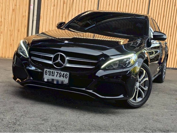 Mercedes-Benz C-Class 2017 C350 Sedan เบนซิน ไม่ติดแก๊ส เกียร์อัตโนมัติ ดำ รูปที่ 4