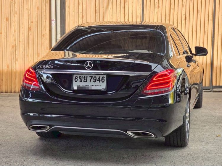 Mercedes-Benz C-Class 2017 C350 Sedan เบนซิน ไม่ติดแก๊ส เกียร์อัตโนมัติ ดำ รูปที่ 3