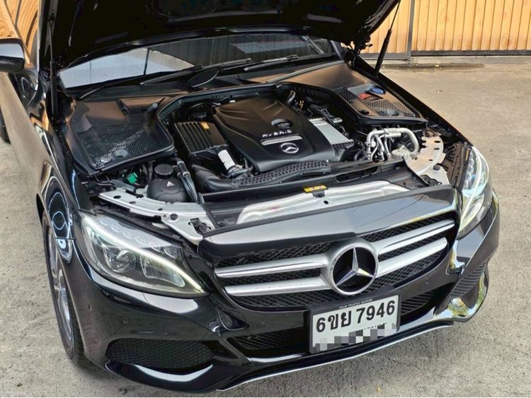 Mercedes-Benz C-Class 2017 C350 Sedan เบนซิน ไม่ติดแก๊ส เกียร์อัตโนมัติ ดำ รูปที่ 2