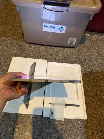 ขายSamsungTabS9FEPlusสีGray128กิ๊กยกกล่องอีมี่ตรงอุปกรยังไม่แกะสวยๆใช้งานดีทุกๆฟังชั่นถูกมากกก รูปที่ 4