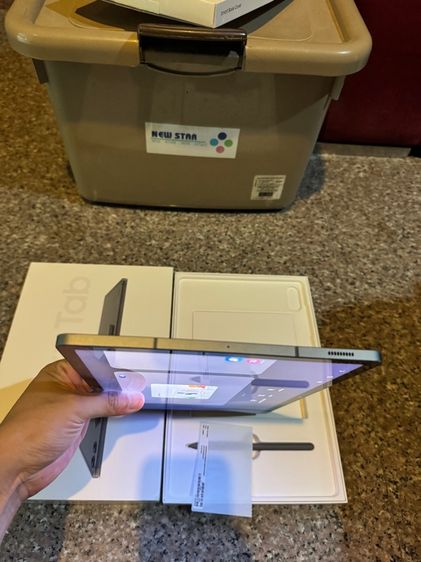 ขายSamsungTabS9FEPlusสีGray128กิ๊กยกกล่องอีมี่ตรงอุปกรยังไม่แกะสวยๆใช้งานดีทุกๆฟังชั่นถูกมากกก รูปที่ 3
