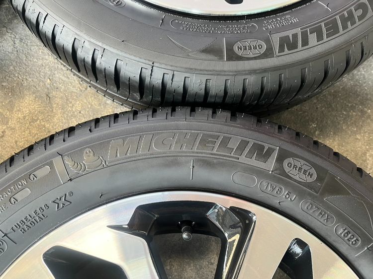 ✨ล้อแม็ก✨Honda Jazz GK รองท็อป ขอบ 15 ดำหน้าเงา พร้อมยาง 185-60-15 Michelin💥ปี 25💥 รูปที่ 6