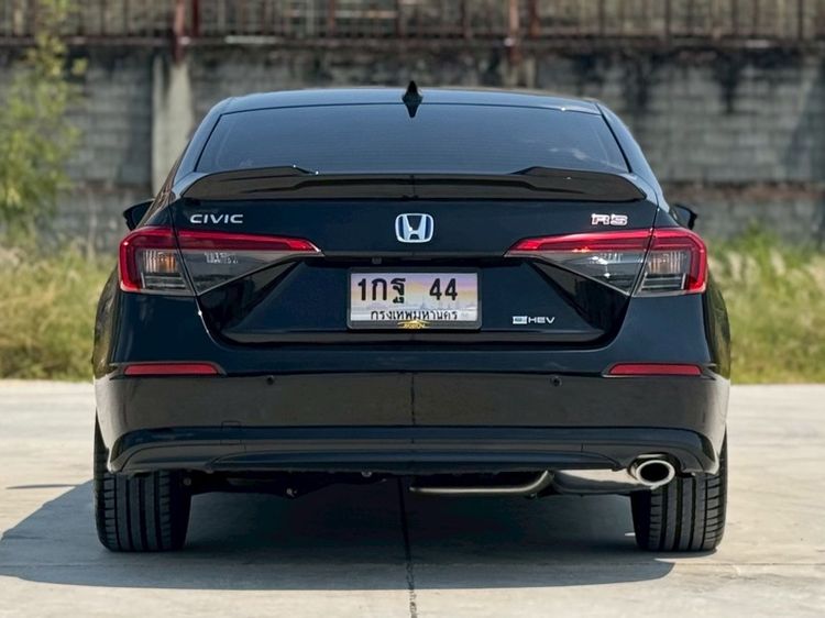 Honda Civic 2023 Sedan เบนซิน ไม่ติดแก๊ส เกียร์อัตโนมัติ ดำ รูปที่ 4