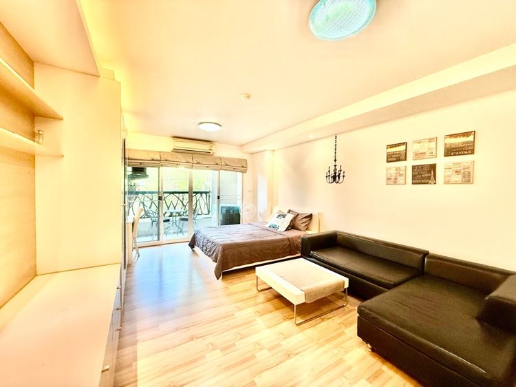 ให้เช่าคอนโดใกล้แนวรถไฟฟ้าสายสีชมพู ฌ็องเซลิเซ่ อเวนิว ติดถนนติวานนท์ ห่างจากห้าแยกปากเกร็ดเพียง1กิโล เฟอร์บิลท์อิน