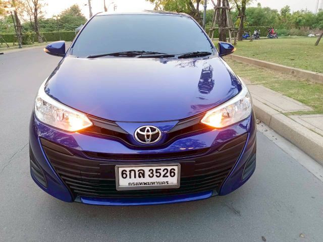 Toyota Yaris ATIV 2017 1.2 E Sedan เบนซิน ไม่ติดแก๊ส เกียร์อัตโนมัติ น้ำเงิน รูปที่ 3