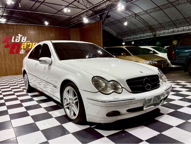 Mercedes-Benz C-Class 2003 C200 Sedan เบนซิน ไม่ติดแก๊ส เกียร์อัตโนมัติ เทา รูปที่ 3