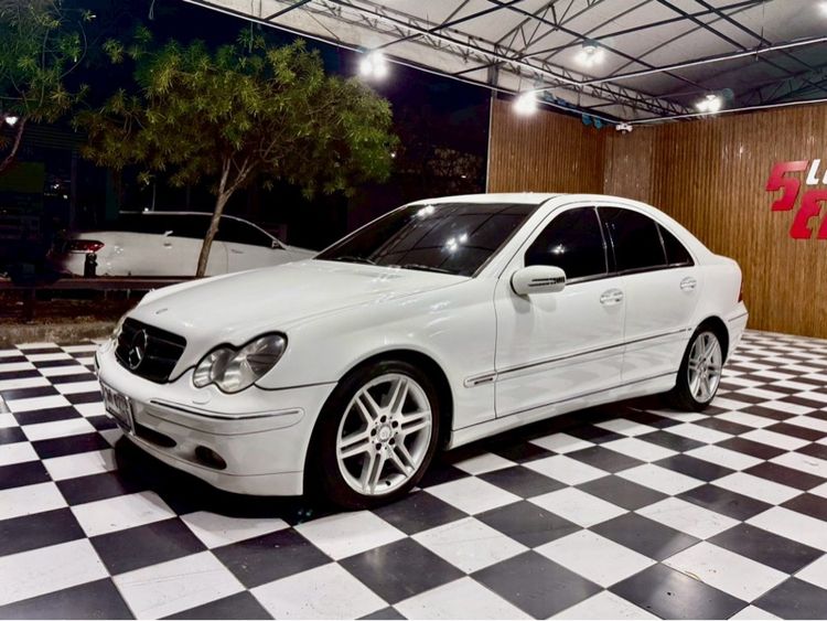 Mercedes-Benz C-Class 2003 C200 Sedan เบนซิน ไม่ติดแก๊ส เกียร์อัตโนมัติ เทา รูปที่ 2