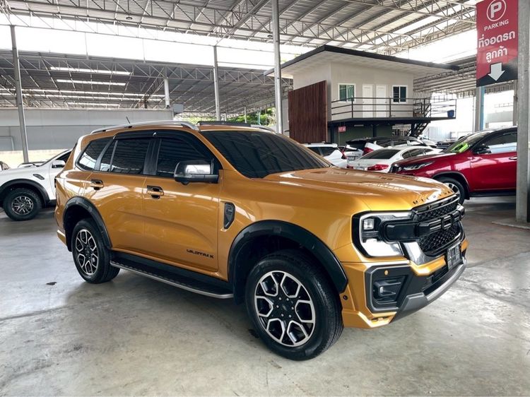 Ford Everest 2024 2.0 Titanium Plus 4WD Utility-car ดีเซล ไม่ติดแก๊ส เกียร์อัตโนมัติ ส้ม รูปที่ 4