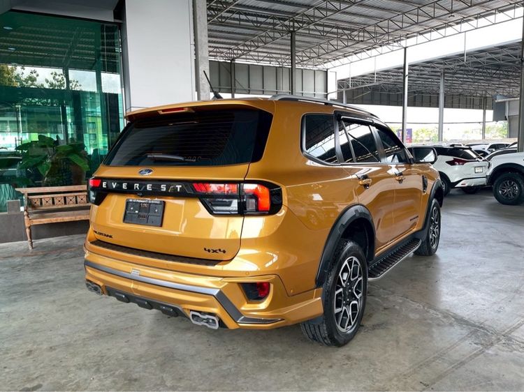 Ford Everest 2024 2.0 Titanium Plus 4WD Utility-car ดีเซล ไม่ติดแก๊ส เกียร์อัตโนมัติ ส้ม รูปที่ 2