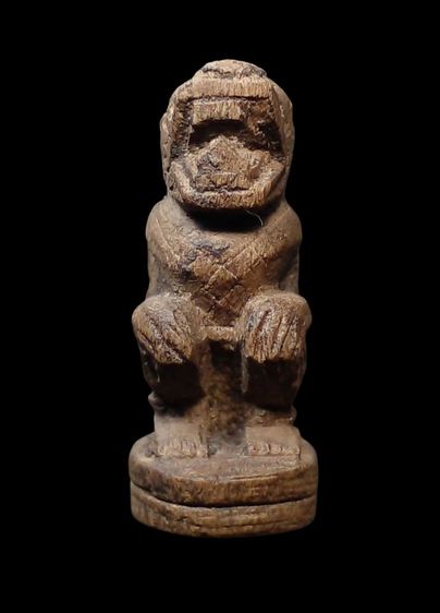 หนุมาน เนื้อไม้แกะเก่า ( สูง 31 เซ็นติเมตร ) รูปที่ 3