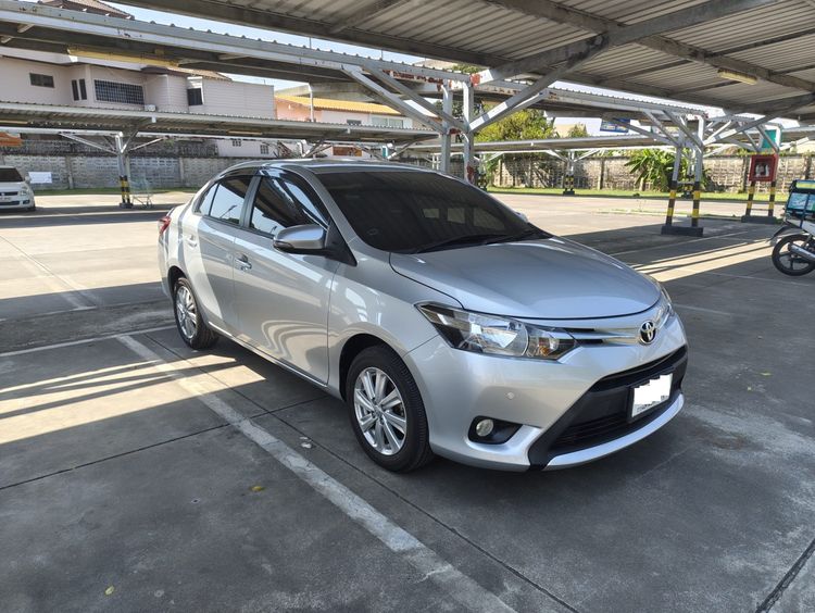 Toyota Vios 2015 1.5 E Sedan เบนซิน ไม่ติดแก๊ส เกียร์อัตโนมัติ บรอนซ์เงิน รูปที่ 2