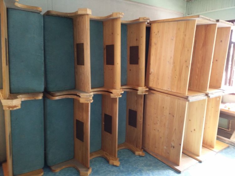 ขายโซฟาไม้เเอชตัวละ1,000บาท(มี10ตัว) ขนาดกว้าง110ลึก45สูง100cm รูปที่ 6