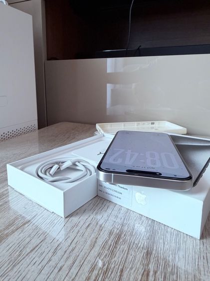 Iphone 15 Pro Max 256gb สี White Titanium รูปที่ 8