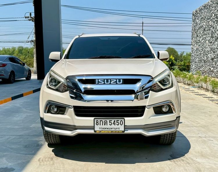 Isuzu MU-X 2019 1.9 Utility-car ดีเซล ไม่ติดแก๊ส เกียร์อัตโนมัติ ขาว รูปที่ 2
