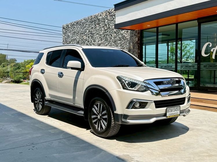 Isuzu MU-X 2019 1.9 Utility-car ดีเซล ไม่ติดแก๊ส เกียร์อัตโนมัติ ขาว รูปที่ 3