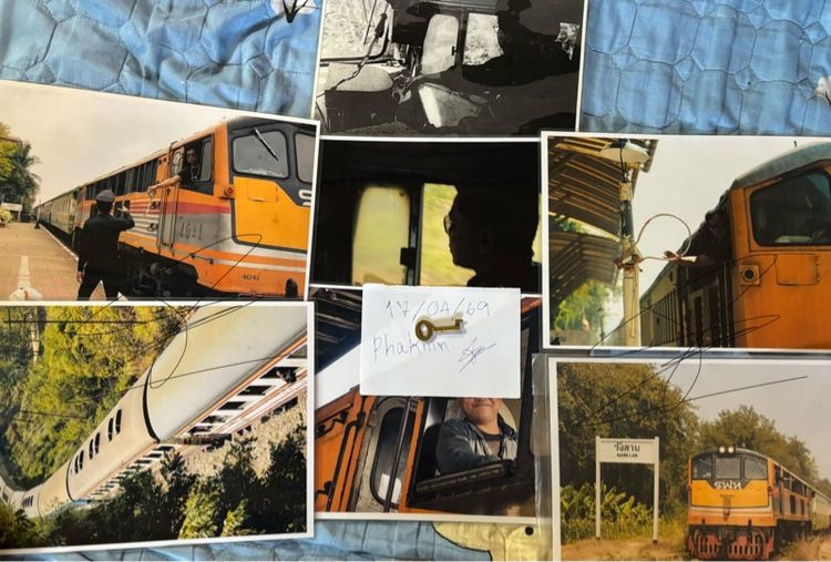 กุญแจรถไฟเก่ารฟประจำตัวพขร.ทองเหลืองสั่งหล่อรุ่นเก่าแท้