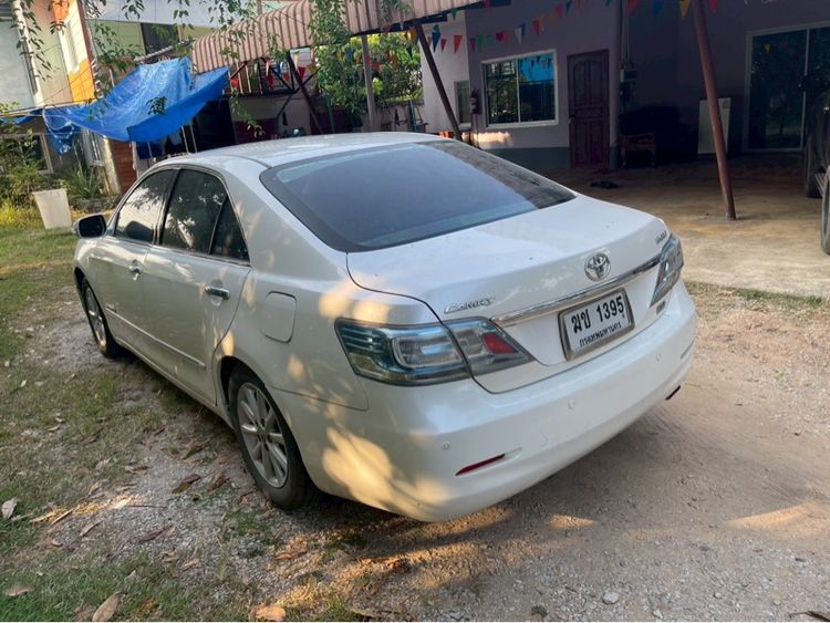 Toyota Camry 2012 2.4 Hybrid Sedan เบนซิน ไม่ติดแก๊ส เกียร์อัตโนมัติ ขาว รูปที่ 4