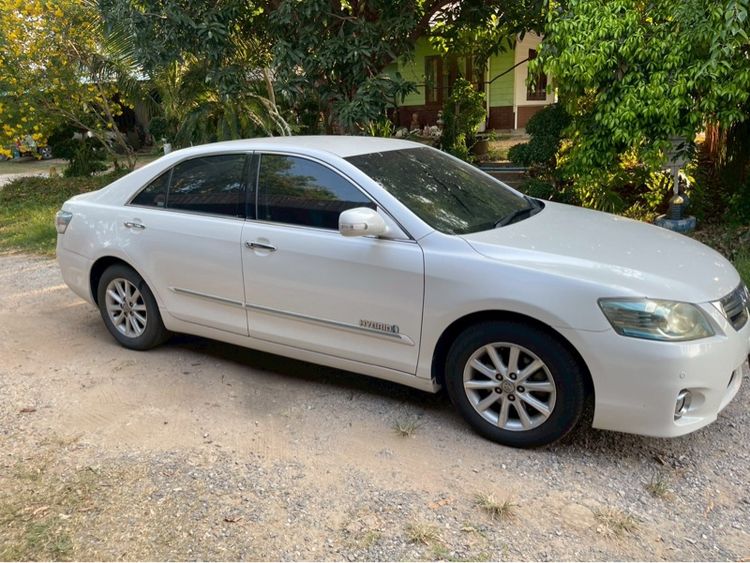 Toyota Camry 2012 2.4 Hybrid Sedan เบนซิน ไม่ติดแก๊ส เกียร์อัตโนมัติ ขาว รูปที่ 2