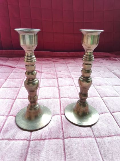 เชิงเทียนทองเหลืองแท้