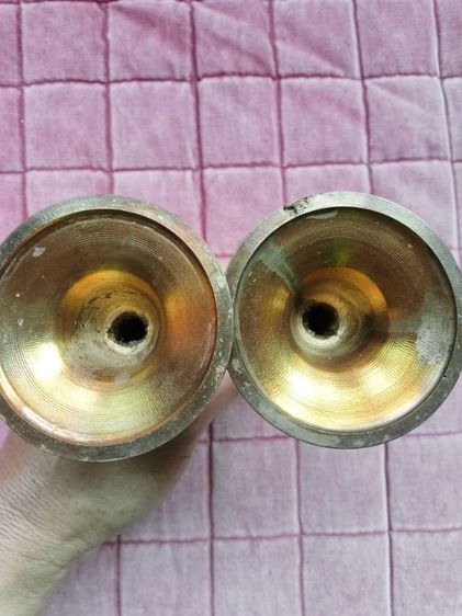 เชิงเทียนทองเหลืองแท้ รูปที่ 4