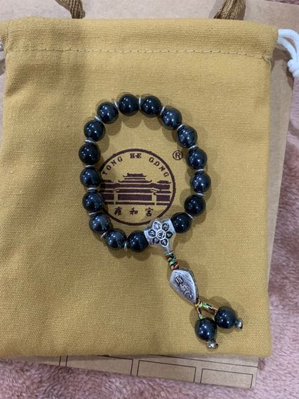 กำไลวัดลามะแท้ สีกรมออกดำ เสริมการงานการเงิน โชคดี ประสบความสำเร็จมั่งคั่งมั่นคง รูปที่ 2