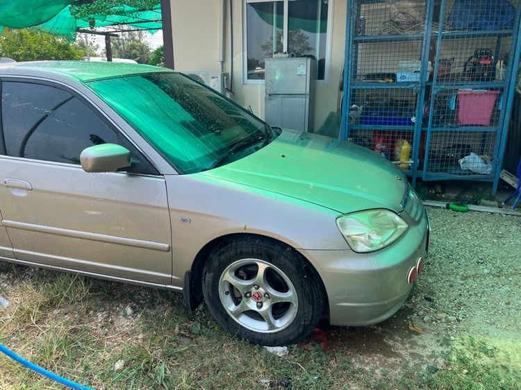 Honda Civic 2001 1.7 VTi Sedan เบนซิน ไม่ติดแก๊ส เกียร์อัตโนมัติ บรอนซ์ทอง รูปที่ 4
